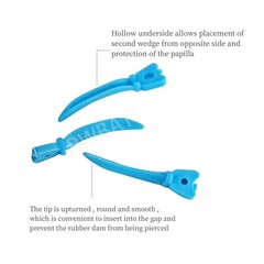 Dental Matrix Bands Ring Sectional Matrix System Clamp Plastic Tulwar Wedges Set