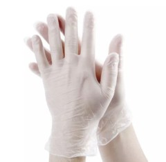 Ambitex Powder-Free, Latex-Free Vinyl Disposable Gloves, Medium – Box Of 100!