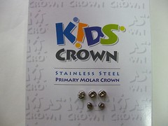 5 PCS Dental Kids Primary Molar Crown Stainless Steel Pediatric 48 Sizes choice