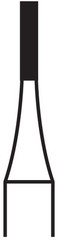 SUPÉR FG Surgical Carbide FGOS557, 25mm Length, Made in Canada, 20 burs