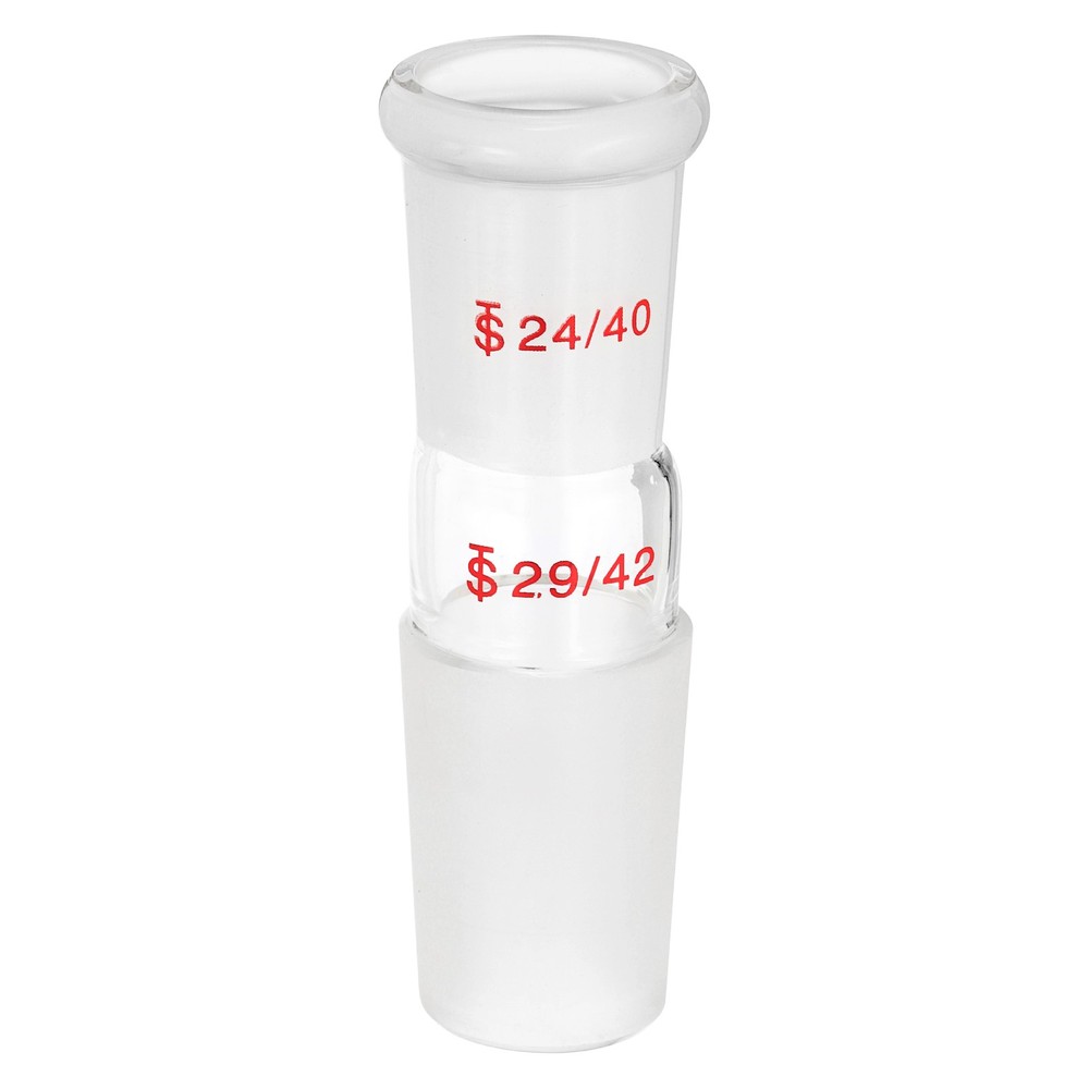 Glass Reducing Connecting Adapter, 1 Pcs from 24/40 to 29/42, Style 13