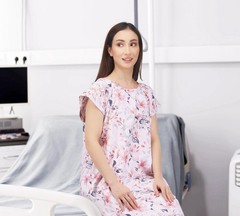 NY Threads Women’s Hospital Gown Soft and Stylish Patient Gown, Small-Medium,…