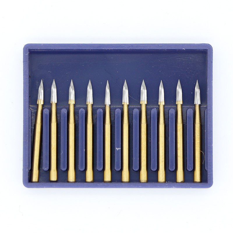 Dental 12 BLADE TRIMMING & FINISHING CARBIDE Bur 7903 10/pack made in China