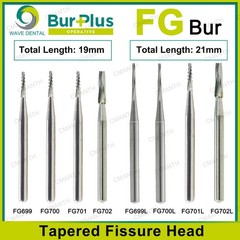 48 Types WAVE Dental Burs Tungsten Carbide Bur FG Series High Speed Drill Bits