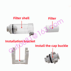 SMC ZFC75-B ZFC Vacuum Filter In-Line Pneumatic Air Filter New 8mm 1PCS