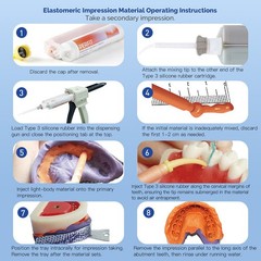 Dental Elastomeric Impression Putty Fast / Regular Set Soft Silicone Material