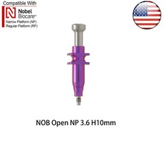 US Dental Impression Coping Open Tray Fit Nobel Biocare Conical Connection NP/RP