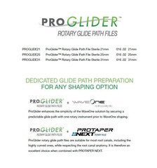 Proglider Rotary Glide Path Files Endodontic Files Dentsply All Sizes 3 files/pk