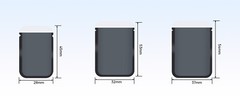 JMU Dental Digital Storage Phosphor Envelopes Plastic Size #0#1#2 100pcs/box
