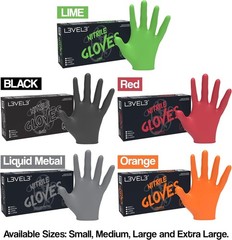 Reversible Thumb Nitrile Gloves – Breathable – 100ct