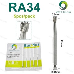 WAVE Dental Inverted Cone Bur Tungsten Carbide Burs RA For Low Speed Dia.2.35mm