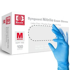 Medical Blue Nitrile Exam Gloves – Latex-Free & Medium(Pack of 1000),