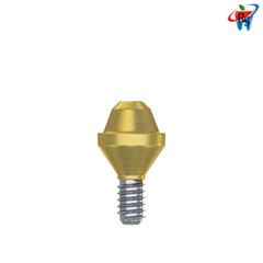 5x Set Prosthetic Straight Multi Unit 1.6 NP Conical 2.25 + Titanium Sleeve
