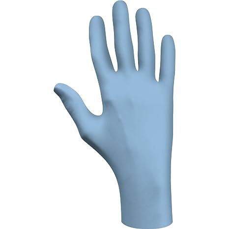 SHOWA 7500PF Biodegradable Powder-Free Disposable Nitrile Safety Glove Small
