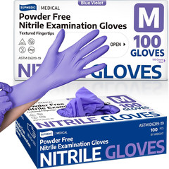 Medical Soft Max™ Nitrile Exam Gloves, 100 Ct Latex-Free Powder-Free Non-Sterile