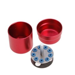 4 pcs Dental Autoclave Sterilizer Case Burs Disinfection Endo Files Holder Box