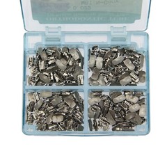200 Orthodontic Buccal Tube 1st 2nd Molar Tubos Ortodoncia Roth MBT 022 Bondable