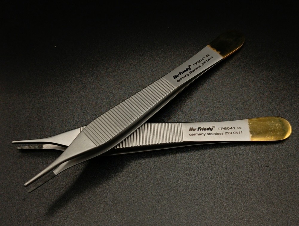 Hu-Friedy Adson Perma Sharp™ Tissue Pliers TP5041 | Set of 2Pcs