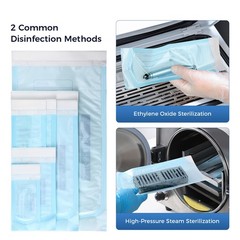 Sterilization Bag Pouches Dental Medical Self Seal Pouch Autoclave 200 bags/box