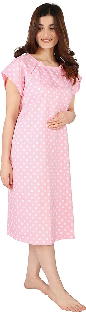 Maternity Gown Hospital Gown 100% Cotton Patient Gown Utopia Care
