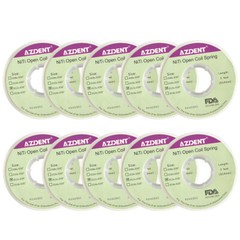Dental Orthodontic Niti Open Coil Springs Dia.010/012 inch 010/012*030″ 914mm