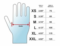 Adenna SHD938 Shadow Nitrile Powder Free Exam Gloves, X-Large, Black, Case/10