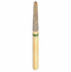 Premium Gold Plated Diamond-Round End Taper-G856L/016C (GB6LC)-Coarse pk of 5