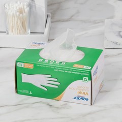 Equate Vinyl Examination Gloves, Latex-Free, Powder-Free, 50 Count