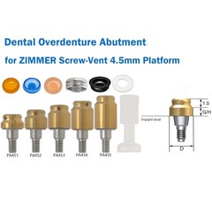 Locator Abutment Overdenture Fits for Nobel/Hiossen/Adin/Zimmer TSV/MIS Platform