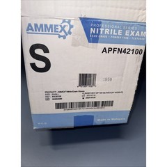 Case=10 AMMEX APFN42100 Nitrile Small Medical Gloves