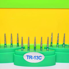 100件装牙科钻石磨砂FG TR-13C