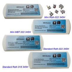 Dental Orthodontic Metal Self-ligating Ceramic Clear Crystal Brackets Braces ALL