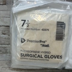 PremierPro Polyisoprene HYBRID Surgical Glove *25 Pair* Size: 7.5 *See Date*4-25