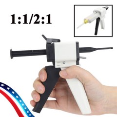 1PC Dental Impression Gun Dispenser 2:1 1:1 Mixing Dispensing Light Body Trays