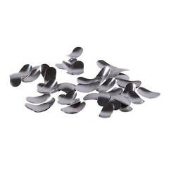50 Pcs Dental Sectional Contoured Metal Matrices Refill Matrix Band Medium 35 μm