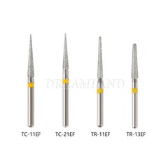100 piezas/20 tipos Burr fresas de diamante salees FG medio 1,6mm Kit FG1.6MM