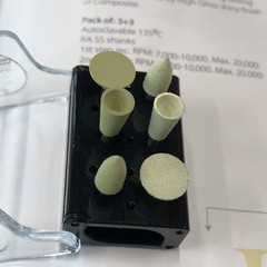 MDT Dental PLC Composite Polishing System Including Autoclavable Bur Block