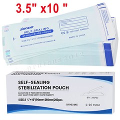 up to 7000 Sterilization Pouches 3.5 ” x 10 ” Dental Medical Self Seal Pouch Bag