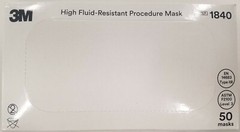 *50-Pieces* 3M High Fluid-Resistant Procedure Earloops Face Mask 1840
