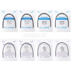 0.99/pack ETERFANT Dental Orthodontic Arch Wire Rectangular NiTi/Stainless Steel