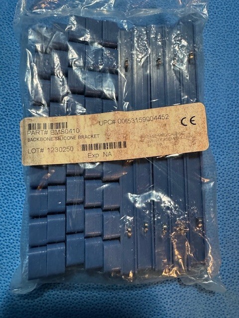 Case Medical Backbone Silicone Brackets (Bag of 10) 8 Slot BMS0410
