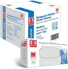 Blue Nitrile Gloves Medium Pack of 1000 Latex Free Powder Free Disposable