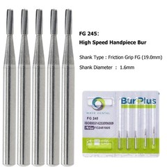 Wave Dental Carbide Burs FG 330 245 331 Pear Friction Grip High Speed Bench Test
