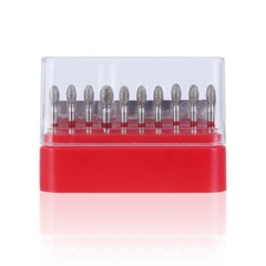 AZDENT Dental Diamond FG Burs Football #379-023F Fine Red 10pc/pack