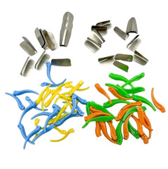 200Pcs/Box Dental Anterior Matrix System Wedge Matrix Bands Interdental Wedges