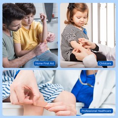 100pcs/box Adhesive Bandages Fabric Individuall Sterile Packaged Stretch Cloth