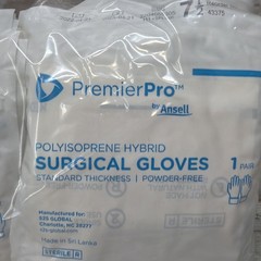 PremierPro Polyisoprene HYBRID Surgical Glove *25 Pair* Size: 7.5 *See Date*4-25