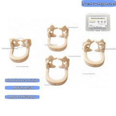 Peek Dental Rubber Barrier Clip with Sand and Anti Slip Properties Far Extension