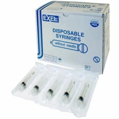 Exel Luer Lock Tip Syringe Without Needle 10ml, Box of 100 – 26265