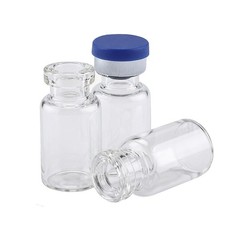 100PCS 2/3ml Glass Vials Headspace Vials Lab Sample Vials with 13mm Caps New